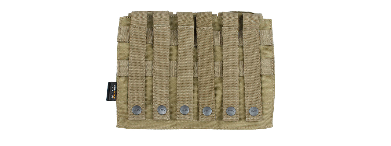 AMA 500D ADAPTIVE VEST SYSTEM M4/M16 TRIPLE MAG POUCH - KHAKI