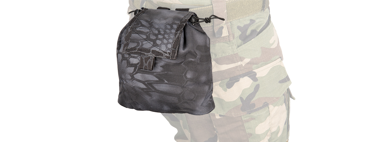 T2158-TP TACTICAL REAR DRAWSTRING CORDLOC DUMP POUCH (TYP)