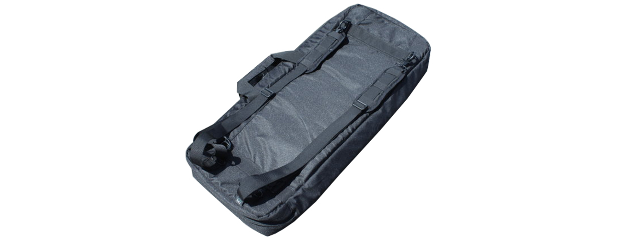 AMA COVERT 36-INCH CARBINE MESH CARRYING CASE W/ RUCK STRAPS - BLACK