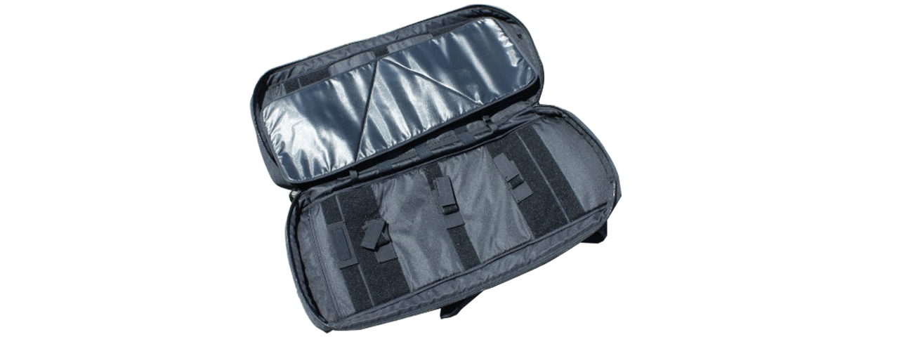 AMA COVERT 36-INCH CARBINE MESH CARRYING CASE W/ RUCK STRAPS - BLACK - Click Image to Close