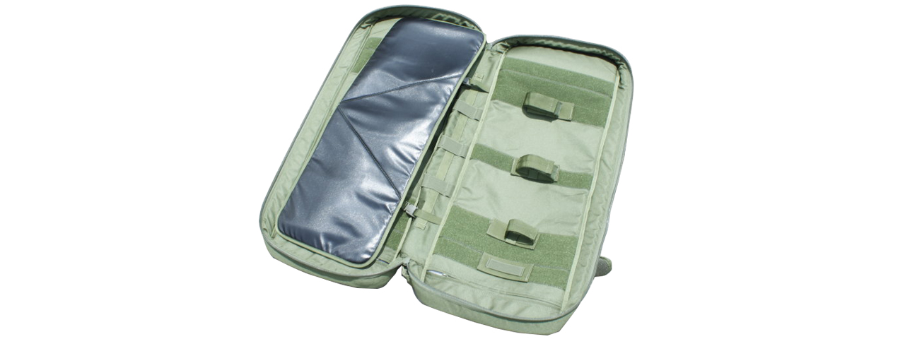 AMA COVERT 36-IN CARBINE CARRYING CASE W/ RUCK STRAPS - OLIVE DRAB GREEN