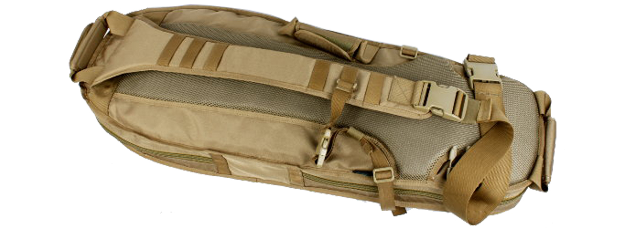 AMA 35" MISSION DELTA TACTICAL CARBINE PACK W/ QD STRAP - COYOTE BROWN - Click Image to Close