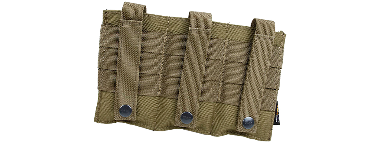 T2269-K TEN-SPEED TRIPLE MAG POUCH (KHAKI)