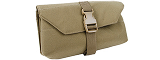 AMA 500D NYLON TACTICAL MOLLE ADMIN POUCH FOR GPNVG18 - COYOTE BROWN