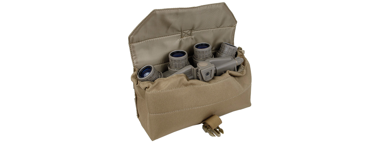 AMA 500D NYLON TACTICAL MOLLE ADMIN POUCH FOR GPNVG18 - COYOTE BROWN