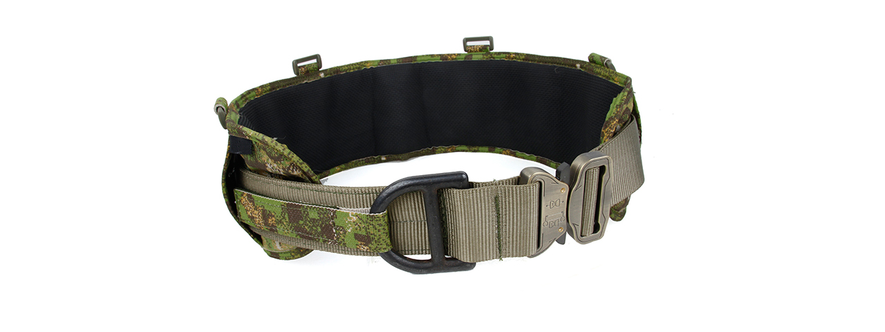 T2285-GZ-L LASER-CUT PALS PADDED RIGGERS BELT - LARGE (PC GREENZONE) - Click Image to Close