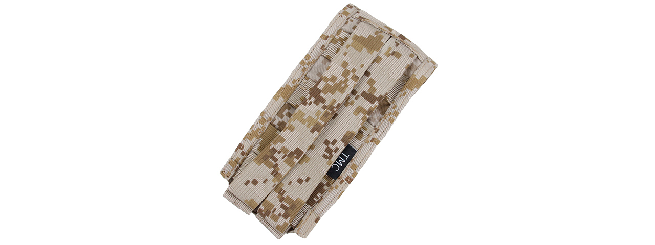 AMA TACTICAL AIRSOFT M4 VERTICAL MAGAZINE POUCH - DESERT DIGITAL