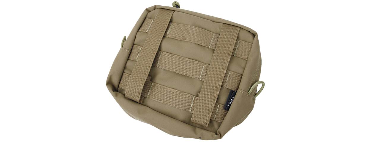 AMA CORDURA BILLOWED UTILITY POUCH W/ MOLLE WEBBING - COYOTE BROWN - Click Image to Close