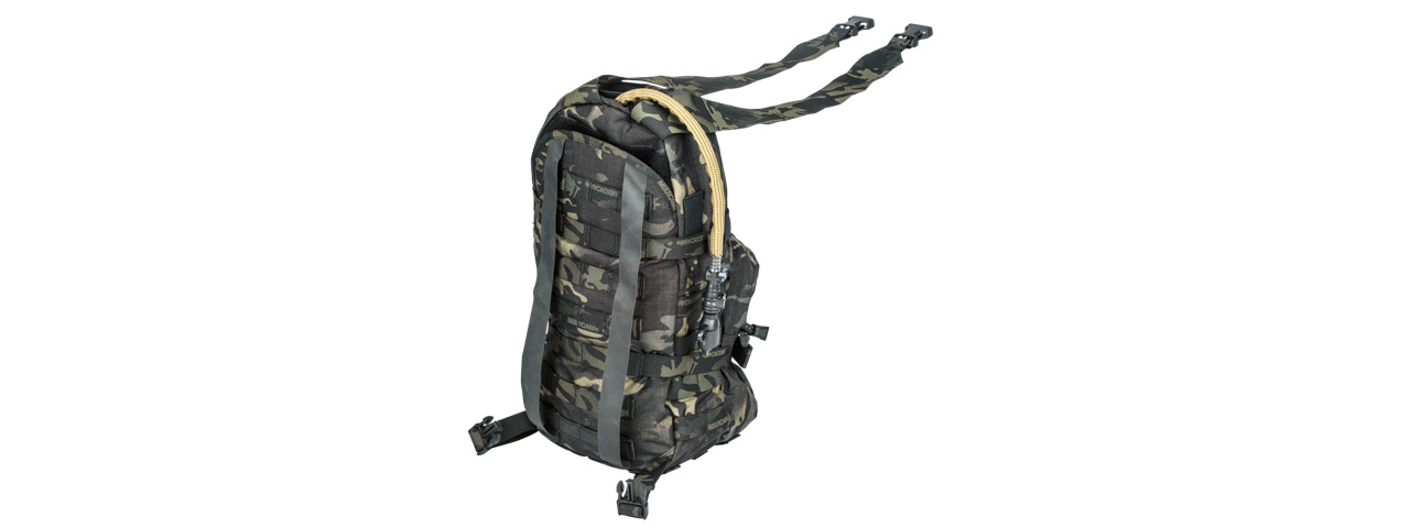 T2449-MCBK TACTICAL MODULAR 3L HYDRATION PACK (CAMO BLACK) - Click Image to Close