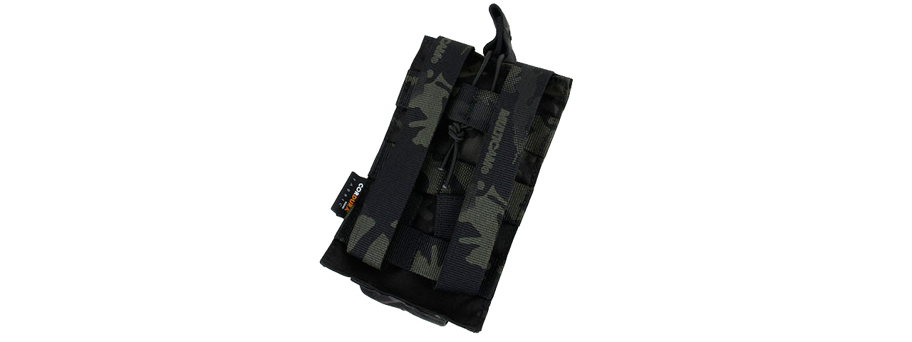 T2469-MB OP SINGLE POUCH FOR 417 (CAMO BLACK) - Click Image to Close