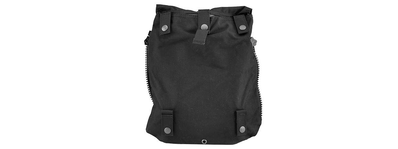 T2483B ZIPPER PANEL BACKPACK (BLACK)