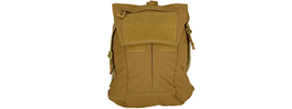 T2483CB ZIPPER PANEL BACKPACK (COYOTE BROWN)
