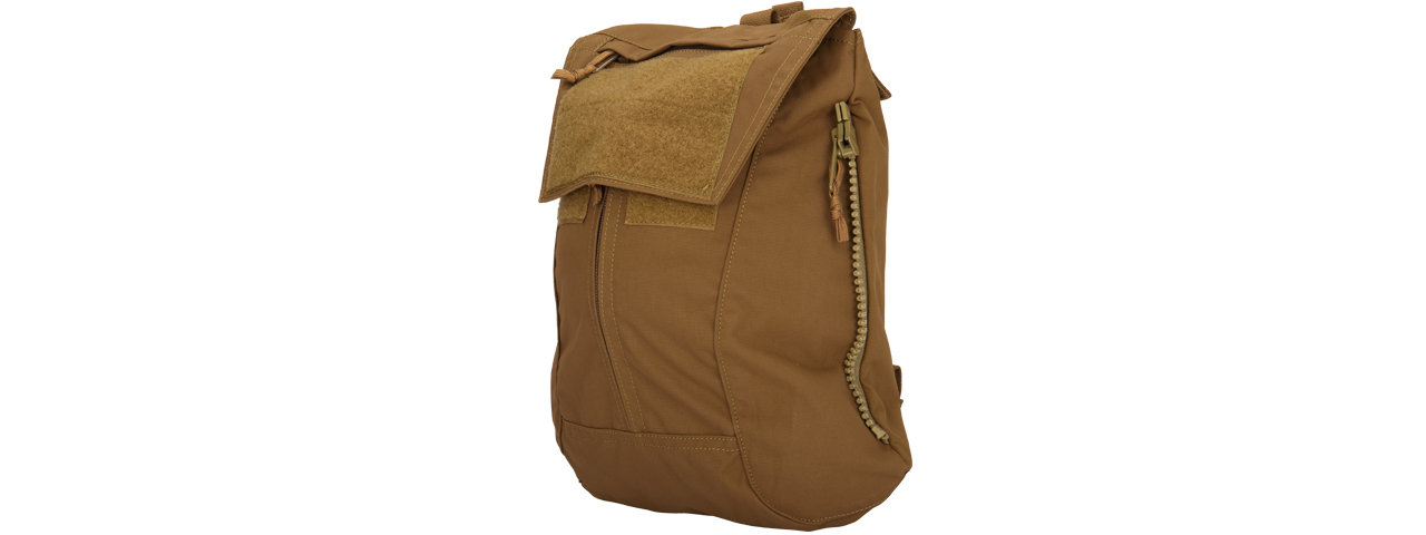 T2483CB ZIPPER PANEL BACKPACK (COYOTE BROWN)