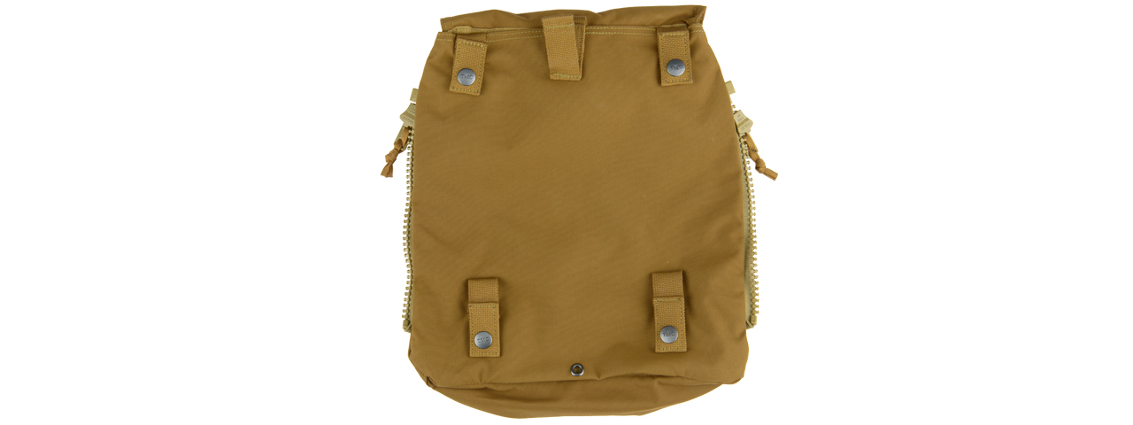 T2483CB ZIPPER PANEL BACKPACK (COYOTE BROWN)