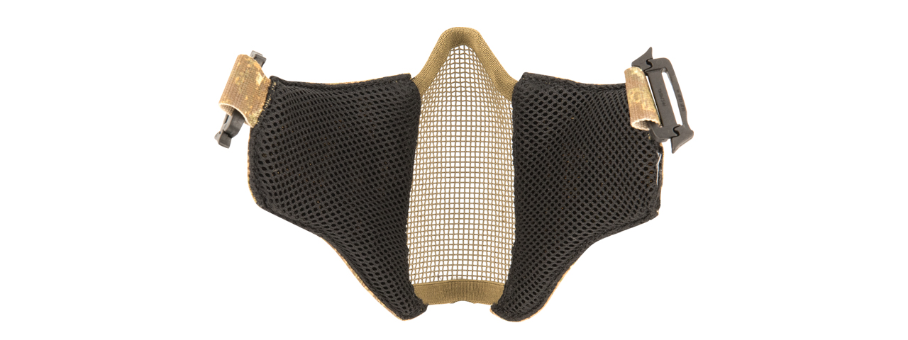 T2507BL NYLON PDW MESH MERCENARY HALF MASK (BL) - Click Image to Close