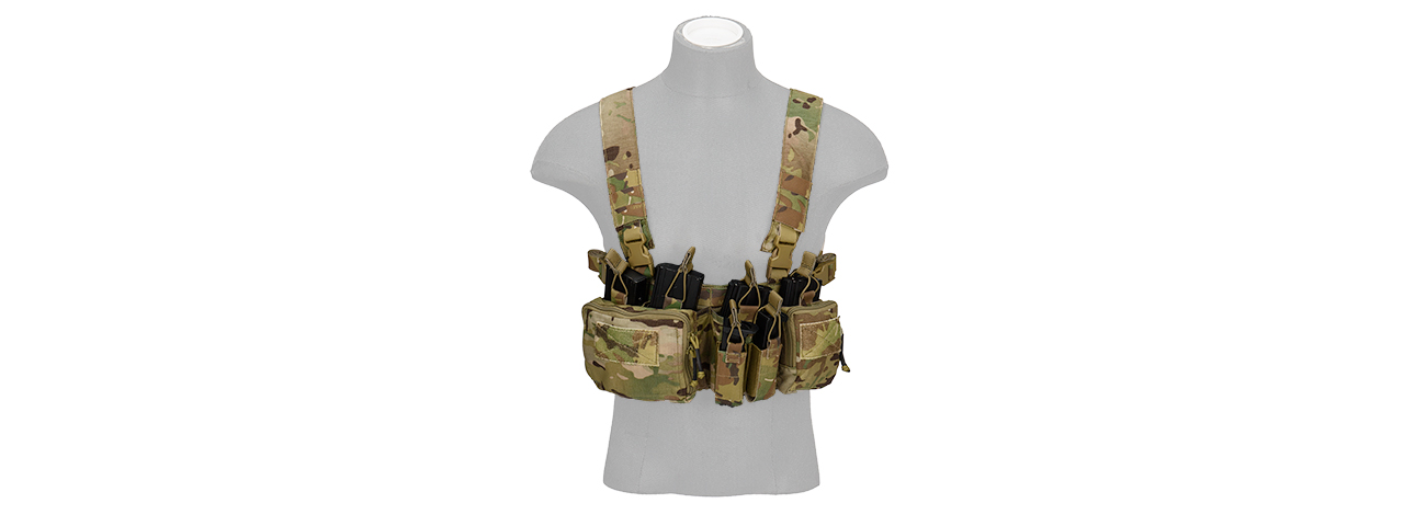 T2527M TACTICAL AIRSOFT QD LIGHTWEIGHT CHEST RIG (CAMO) - Click Image to Close