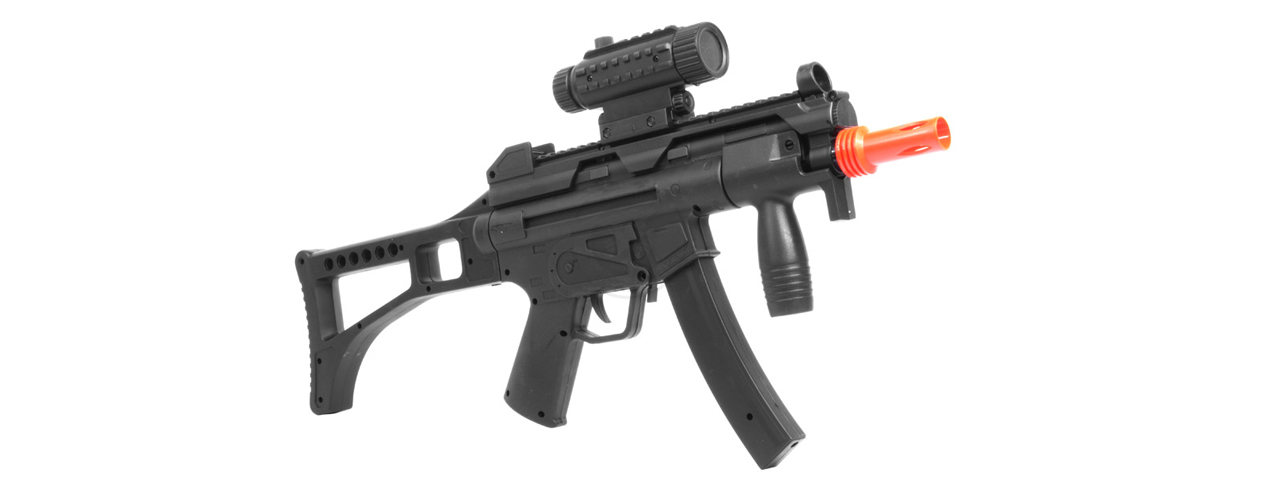 WELLFIRE AIRSOFT MOD 5 PDW AEG W/ FOREGRIP AND MOCK SIGHT PACKAGE - Click Image to Close