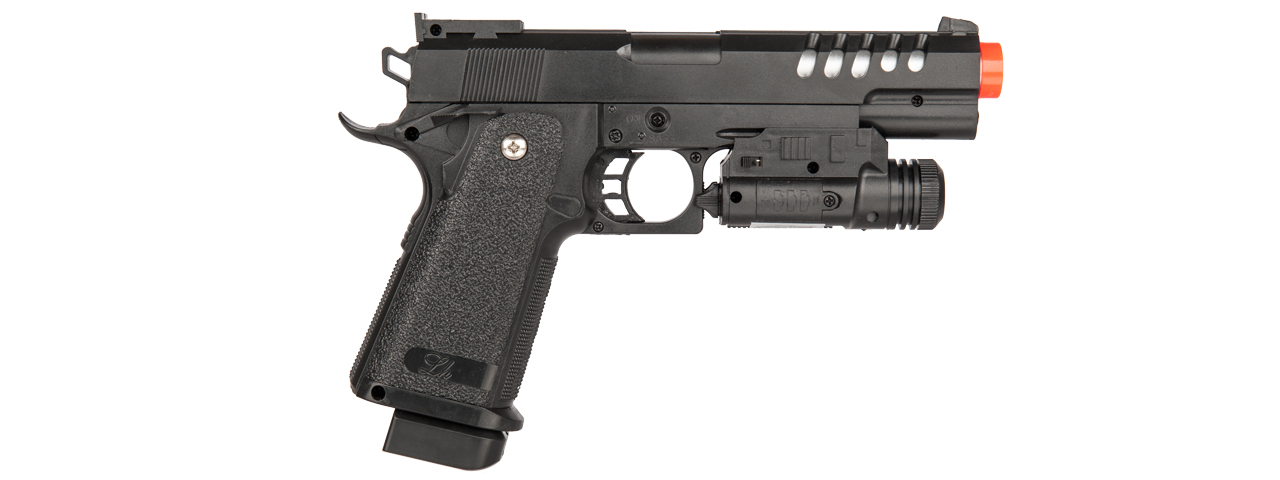 UKARMS XK918A SPRING PISTOL w/ LASER (BK) - Click Image to Close