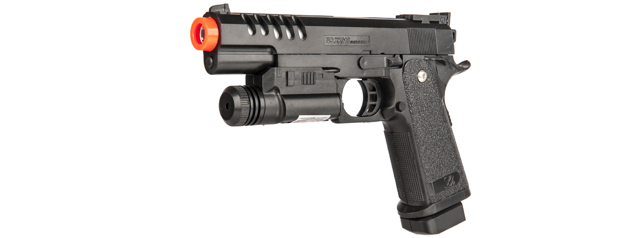 UKARMS XK918A SPRING PISTOL w/ LASER (BK) - Click Image to Close