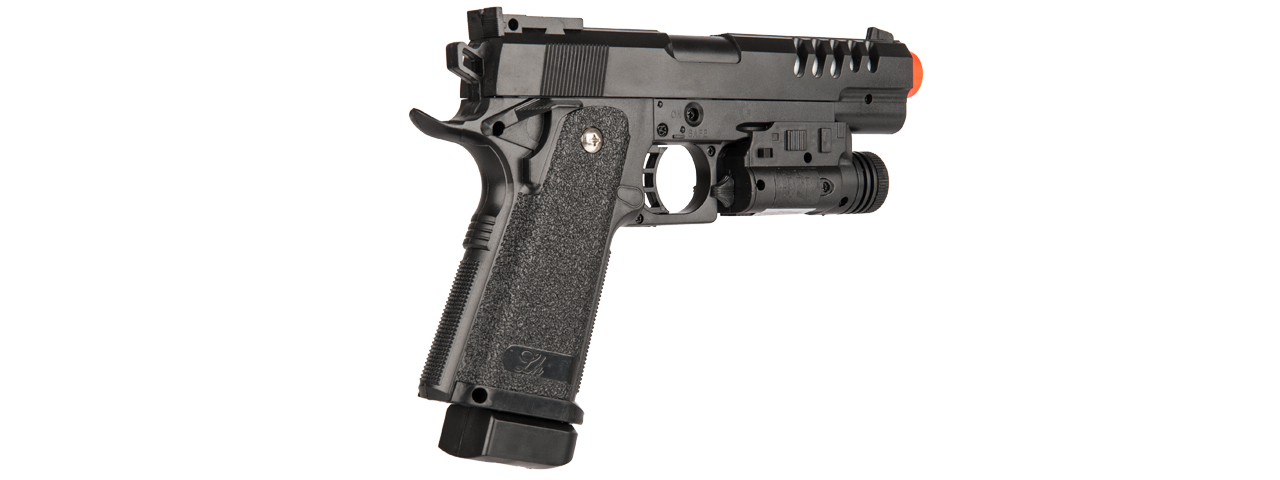 UKARMS XK918A SPRING PISTOL w/ LASER (BK) - Click Image to Close