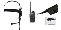 ZBOWMAN ELITE II HEADSET + Z125KEN PTT + WALKIE TALKIE SET (FG)