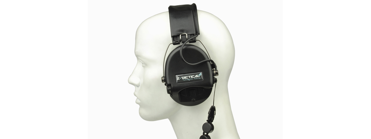 Z037 SORDIN RADIO FULL HEADSET VER. IPSC (BLACK)