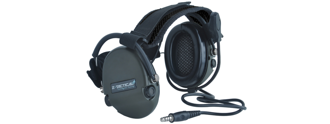 Z-TACTICAL TCI LIBERATOR II NECKBAND HEADSET - FOLIAGE GREEN