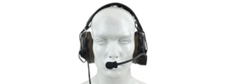 ZBOWMAN NYLON PLASTIC COMTAC I HEADSET - FOLIAGE GREEN