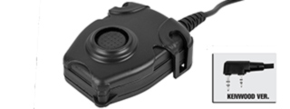 ZPELTOR PTT MILITARY STANDARD VERSION (KENWOOD VERSION) - BLACK