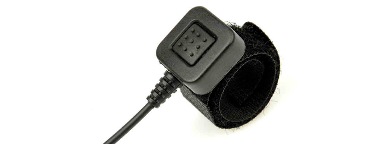 Z-TACTICAL U94 PTT HEADSET ACCESSORY - MOTOROLA 2-PIN - BLACK