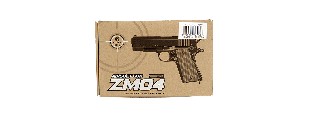 ZM04 CYMA PLASTIC SPRING PISTOL - Click Image to Close