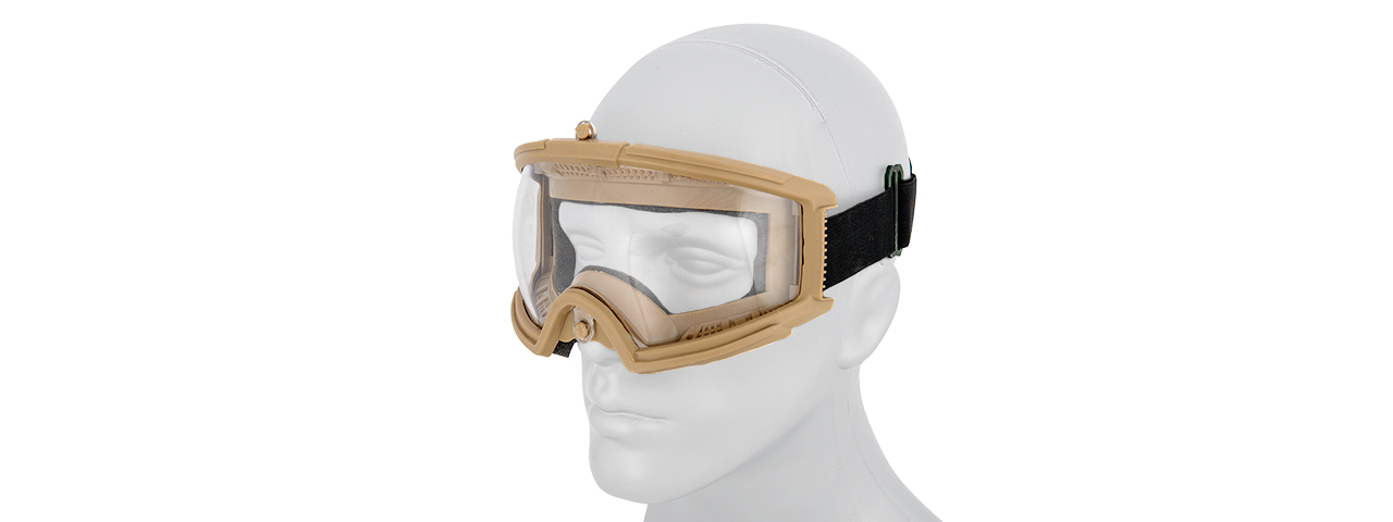 2605T AIRSOFT FULL SEAL TACTICAL PROTECTIVE GOGGLES (TAN)