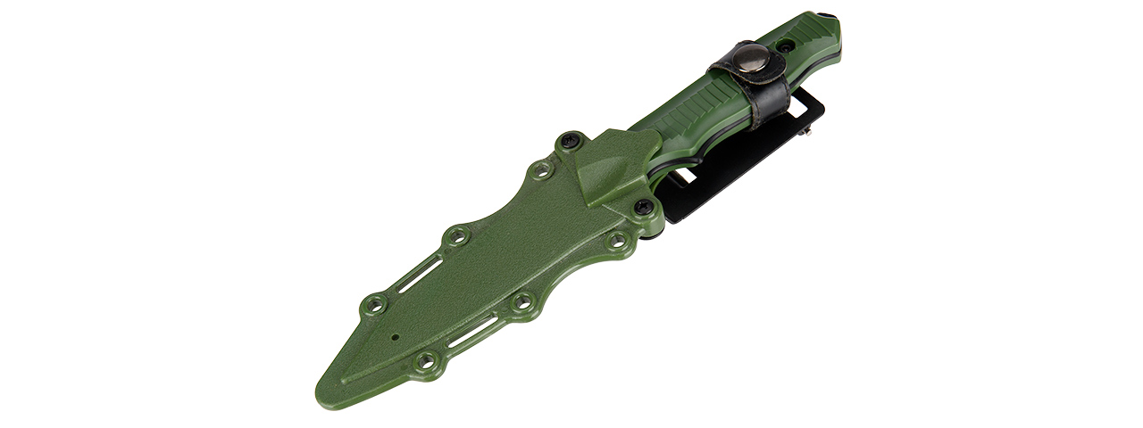 2617G DUMMY PLASTIC BC STYLE 141 TACTICAL KNIFE (OLIVE DRAB) - Click Image to Close