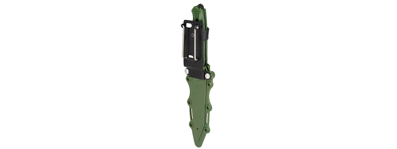 2617G DUMMY PLASTIC BC STYLE 141 TACTICAL KNIFE (OLIVE DRAB) - Click Image to Close