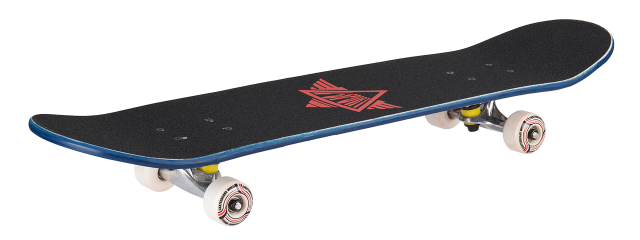 3108-T025B RED HEAD BLUE COMPLETE SKATEBOARD (8.0" X 31")