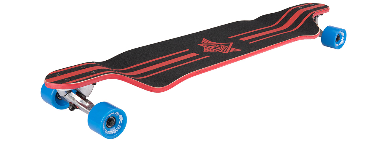 L-SPORTS RED SOARING BIRDS COMPLETE LONGBOARD - Click Image to Close