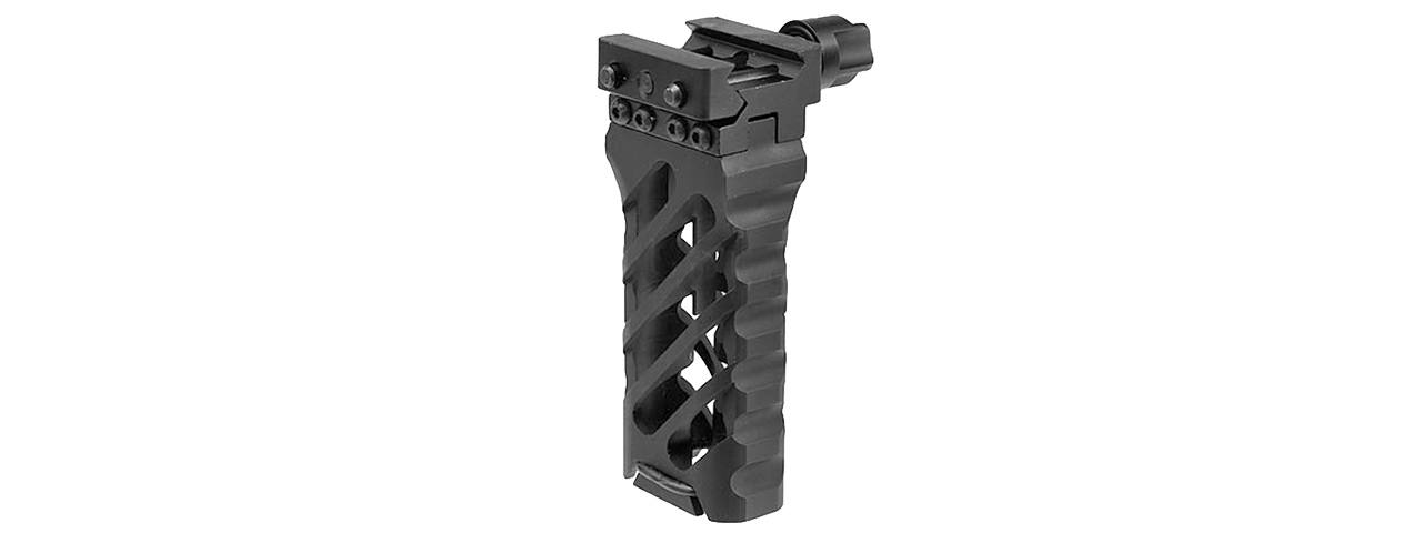 5KU-111-45 4-INCH ULTRA LIGHWEIGHT CROSS HATCH DESIGN QD VERTICAL GRIP