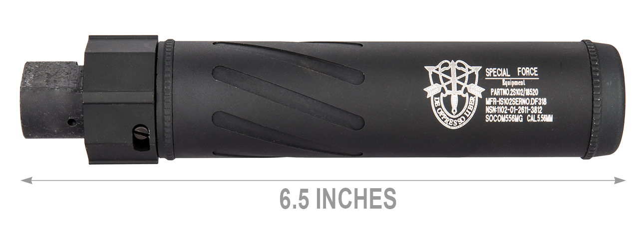 5KU-141-B SOCOM 556MG QD 6.5" MOCK SUPPRESSOR W/ CCW FLASH HIDER (TYPE B) - Click Image to Close