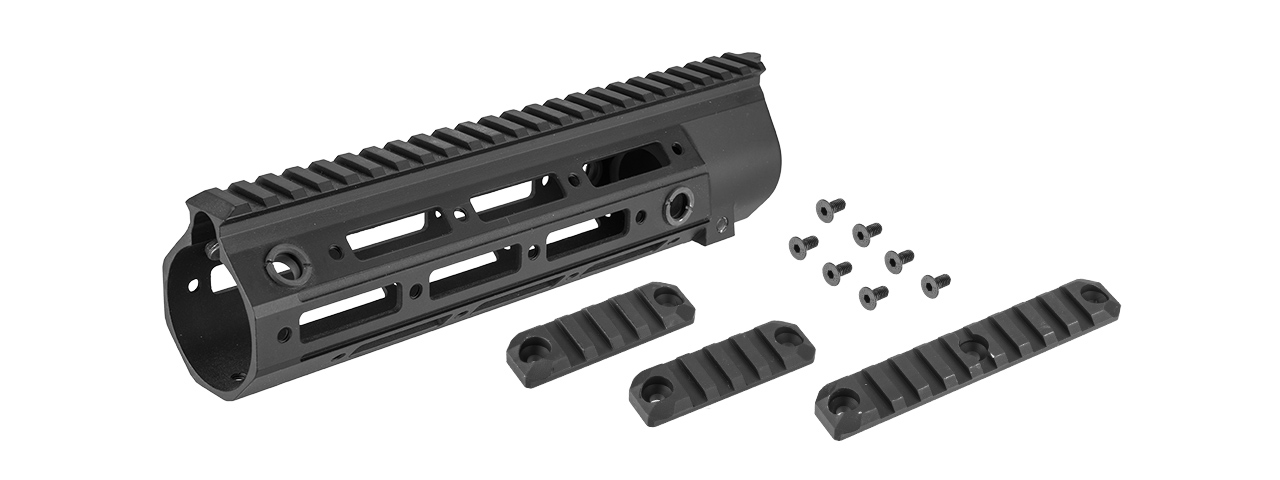 5KU-202-B 10.5" RAHG ALUMINUM AIRSOFT HANDRAIL FOR HK416 SERIES (BLACK) - Click Image to Close