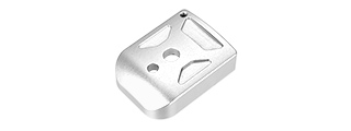 5KU-GB260-S ALUMINUM HI-CAPA MAG BASE COVER - TYPE 1 (SILVER)