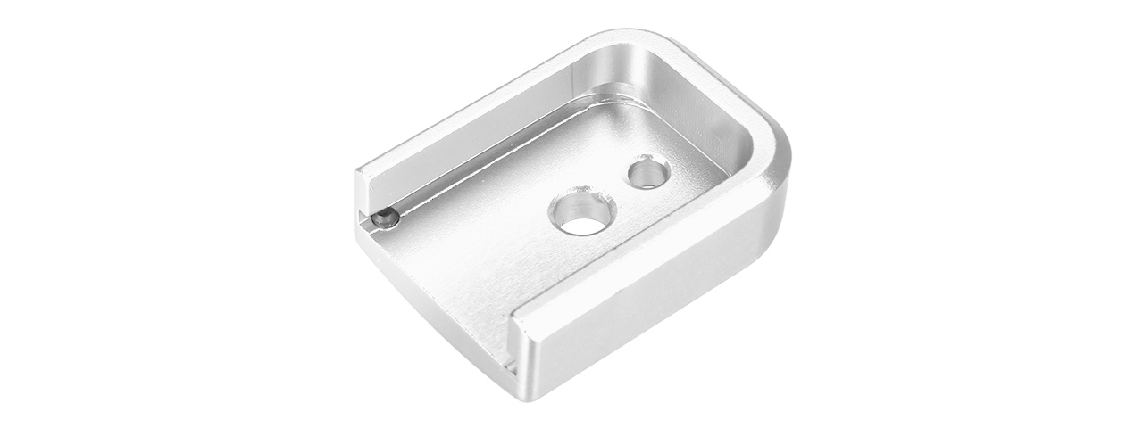 5KU-GB260-S ALUMINUM HI-CAPA MAG BASE COVER - TYPE 1 (SILVER)
