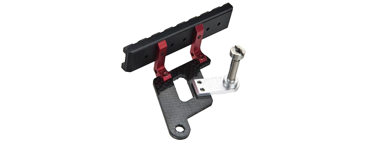 5KU-GB281-R HI-CAPA METAL 20MM PICATINNY RAIL MOUNT (RED) - Click Image to Close