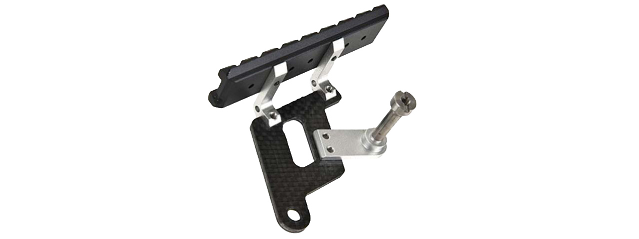 5KU-GB281-S HI-CAPA METAL 20MM PICATINNY RAIL MOUNT (SILVER)