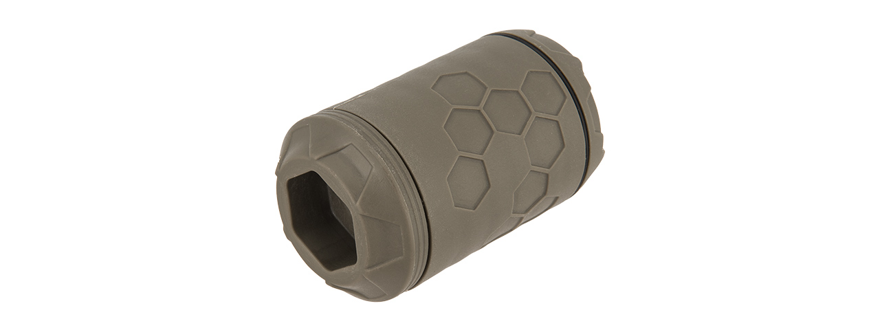 Z-Parts ERAZ Rotative 100BBs Green Gas Airsoft Grenade (Color: OD Green) - Click Image to Close