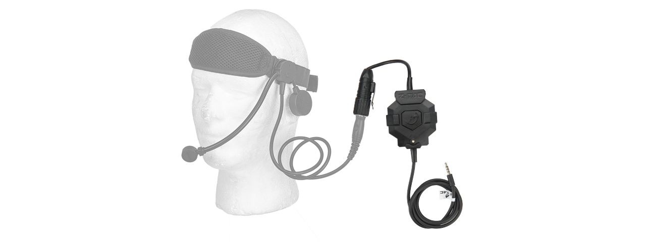 AC-255G Z-TACTICAL PTT (MOBILE PHONE VERSION) ADAPTER FOR RADIO & HEADSET - Click Image to Close