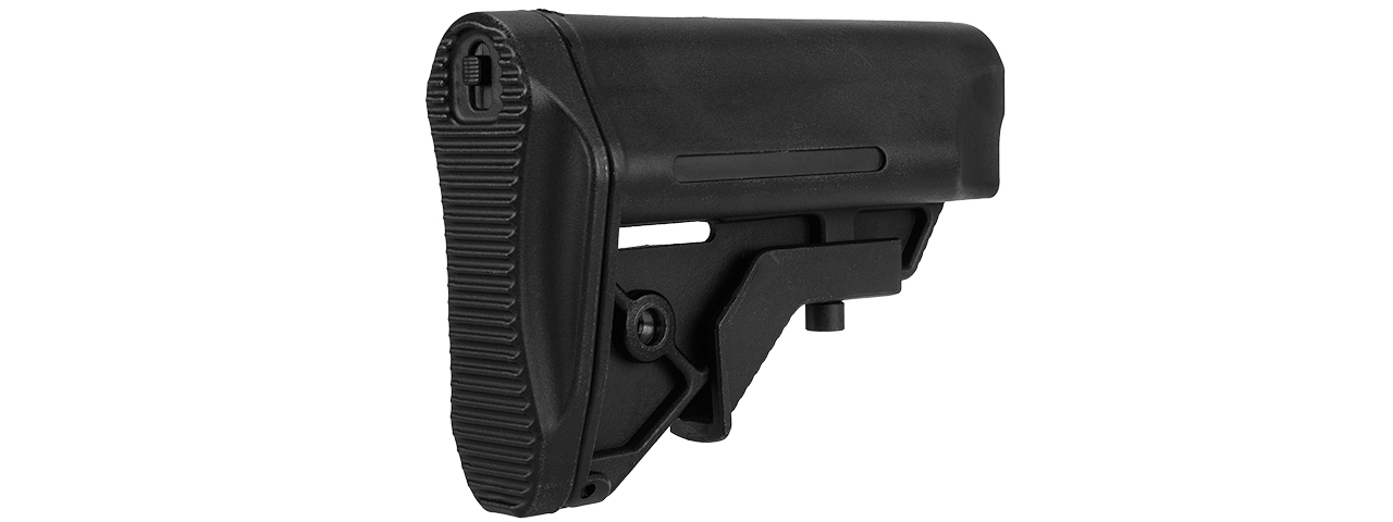 AC-3669 POLYMER STOCK W/ NUNCHUCK BATTERY STORAGE (BLACK)