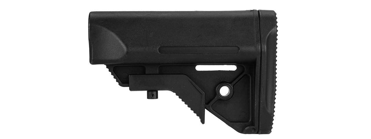 AC-3669 POLYMER STOCK W/ NUNCHUCK BATTERY STORAGE (BLACK) - Click Image to Close