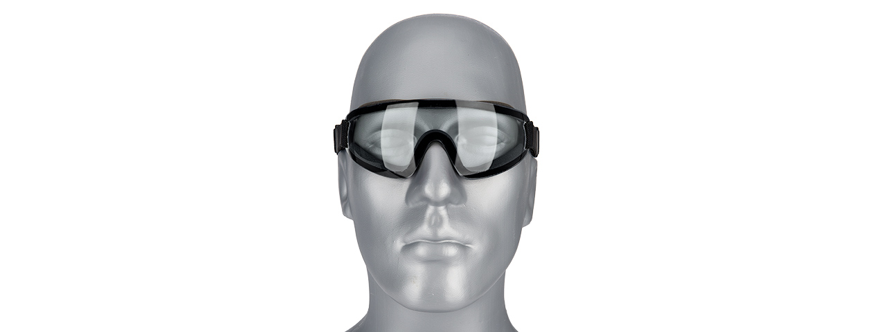 AC-375C LOW PROFILE BOOGIE REGULATOR GOGGLES (CLEAR) - Click Image to Close