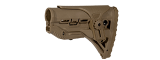 AC-404T M4AR-15 TACTICAL STOCK (COLOR: DARK EARTH)