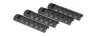 AC-423B TRY STYLE RAIL COVERS 4PC SET (COLOR: DARK EARTH)